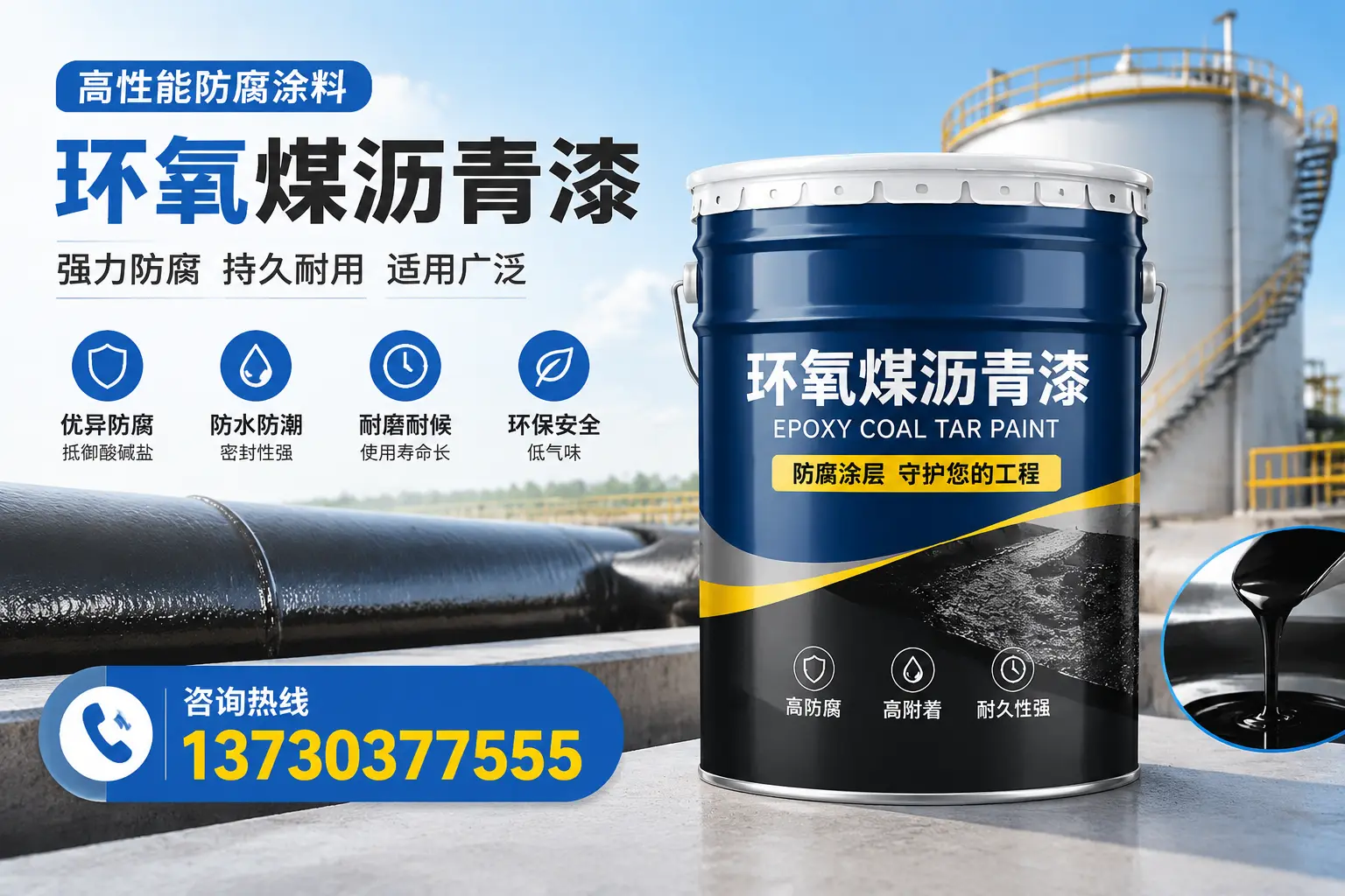 环氧煤沥青漆的耐久性分析,适合沧县的使用场景